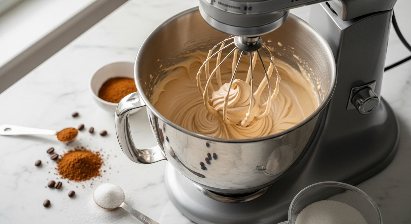 Receita simples para fazer café cremoso na batedeira!