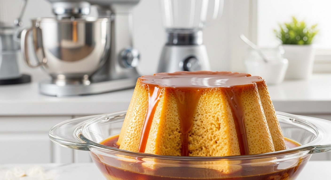 Pudim na Batedeira ou Liquidificador: Descubra o Segredo da Textura Perfeita 🍮